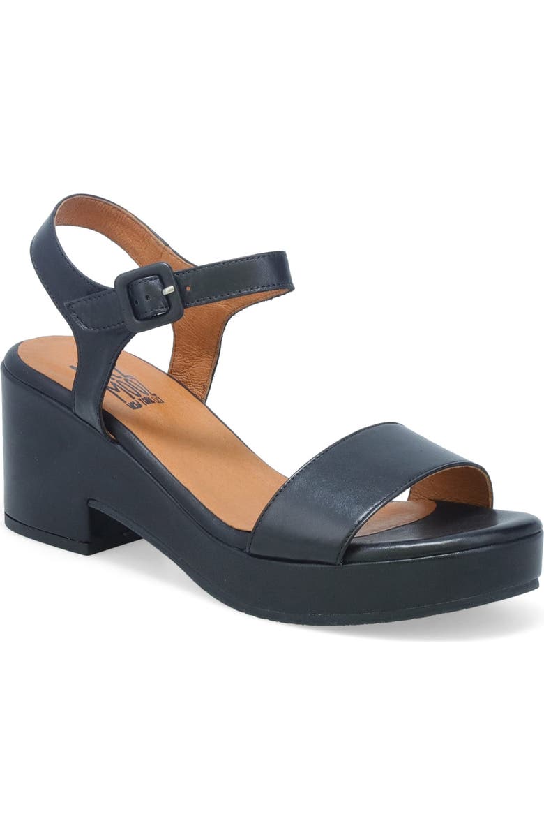 Miz Mooz Gillie Block Heel Platform Sandal, Main, color,