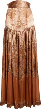 Zimmermann Memento Burnout Paisley Skirt