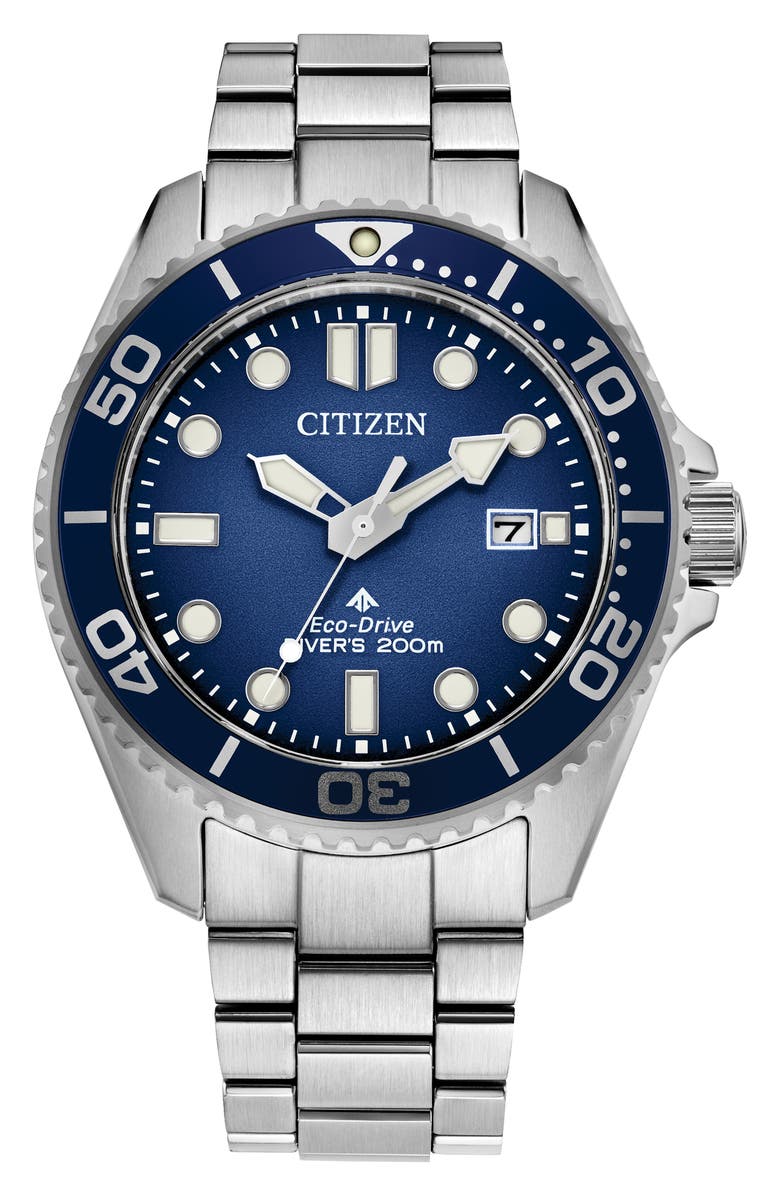 Citizen Promaster Sea Eco-Drive Diving Bracelet Watch, 41mm, Main, color, 