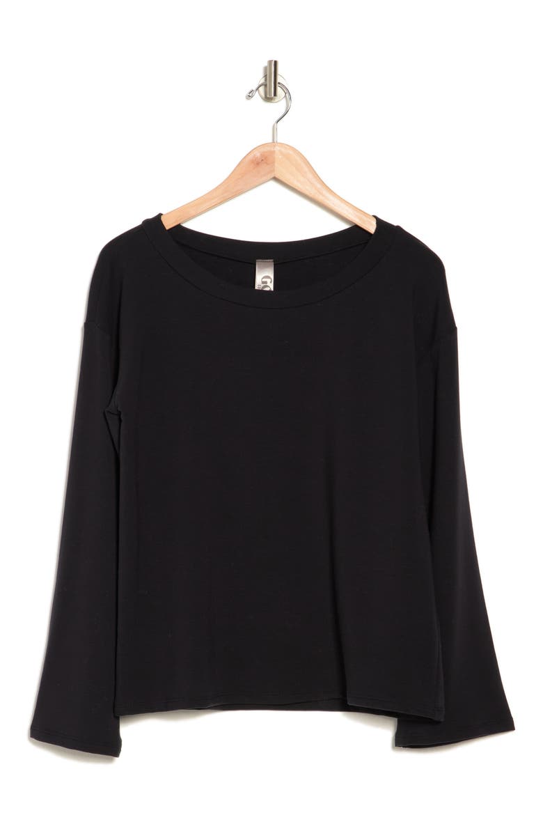 Spring Crewneck Sweater, Alternate, color, BLACK