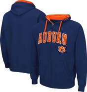 COLOSSEUM Men's Colosseum Navy Auburn Tigers Big & Tall Full-Zip Hoodie
