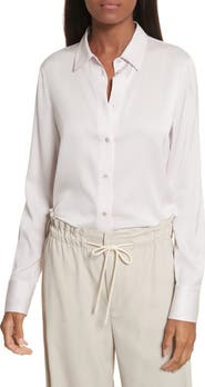 Vince Slim Silk Blouse