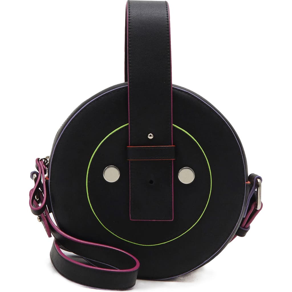 Doizpe Libertad Cactus Crossbody Bag In Black