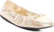 Miu Miu Metallic Ballerina Flat