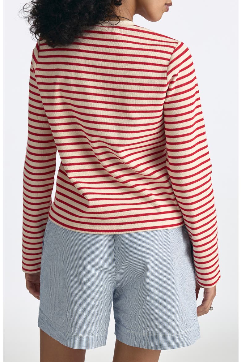 Goji Long Sleeve T-Shirt, Alternate, color, GOJI BERRY STRIPE