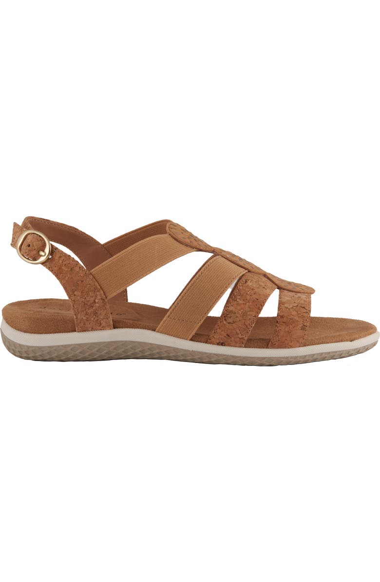 David Tate Quilt Slingback Sandal, Alternate, color, Cork