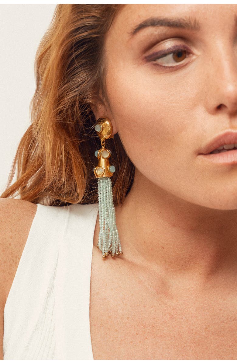 SYLVIA TOLEDANO Gio Earrings, Alternate, color, Calcedoine