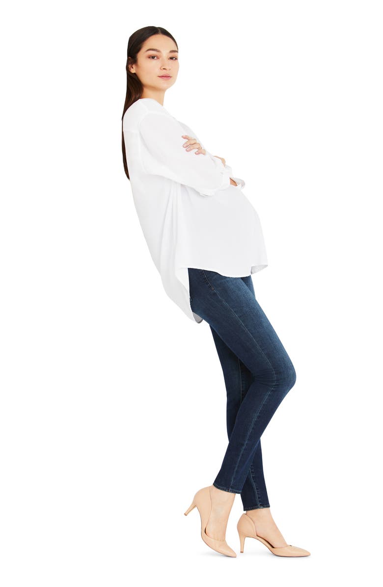 Articles of Society Skinny Leg Maternity Jeans, Alternate, color,