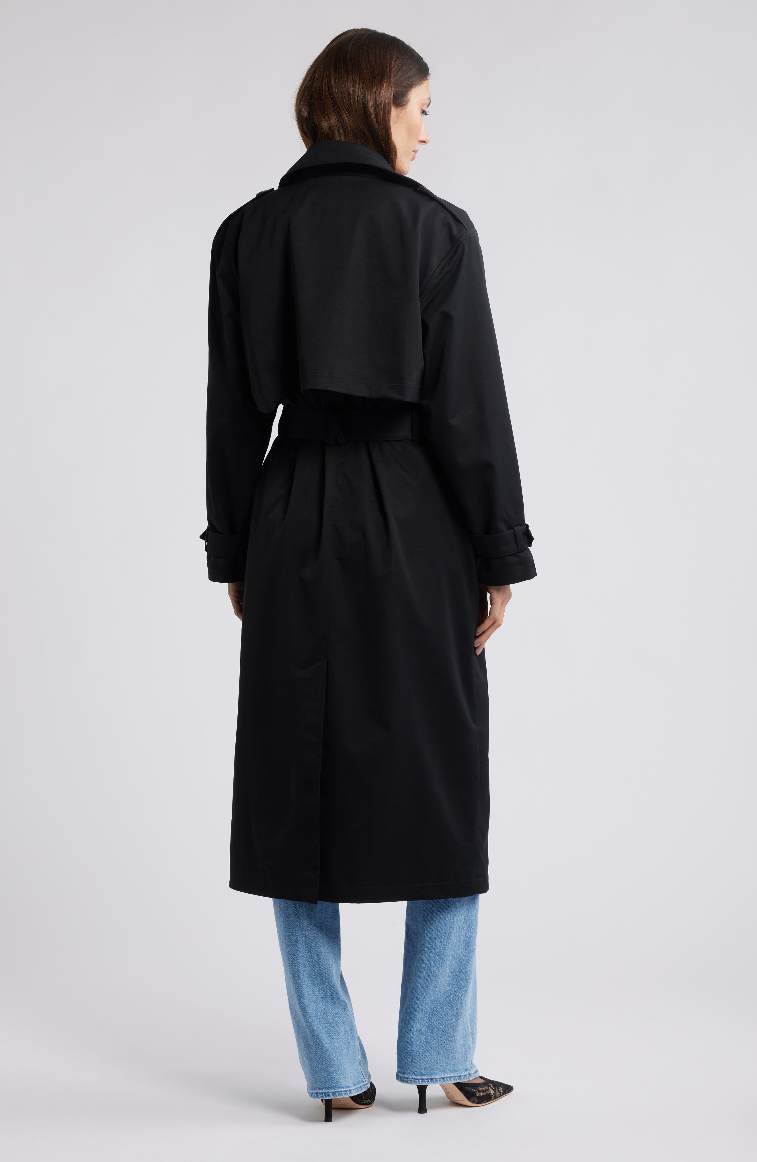 Open Edit Belted Trench Coat (Women) | Nordstrom