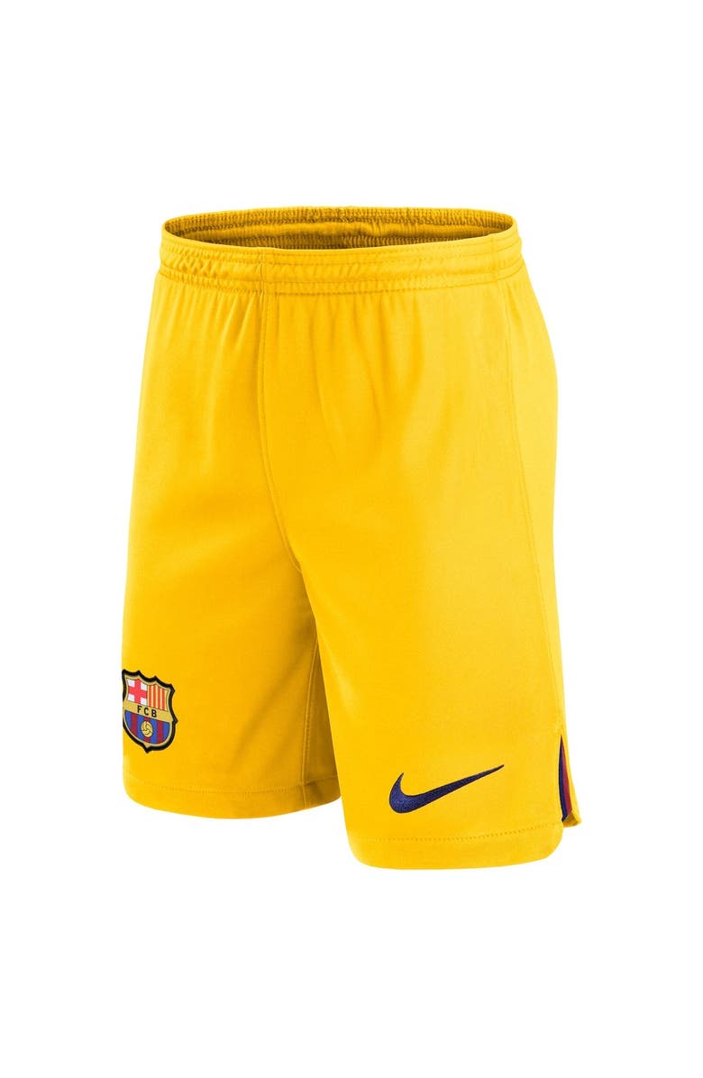 Nike Men's Nike Yellow Barcelona Stadium Fourth Performance Replica Shorts, Alternate, color, Yellow