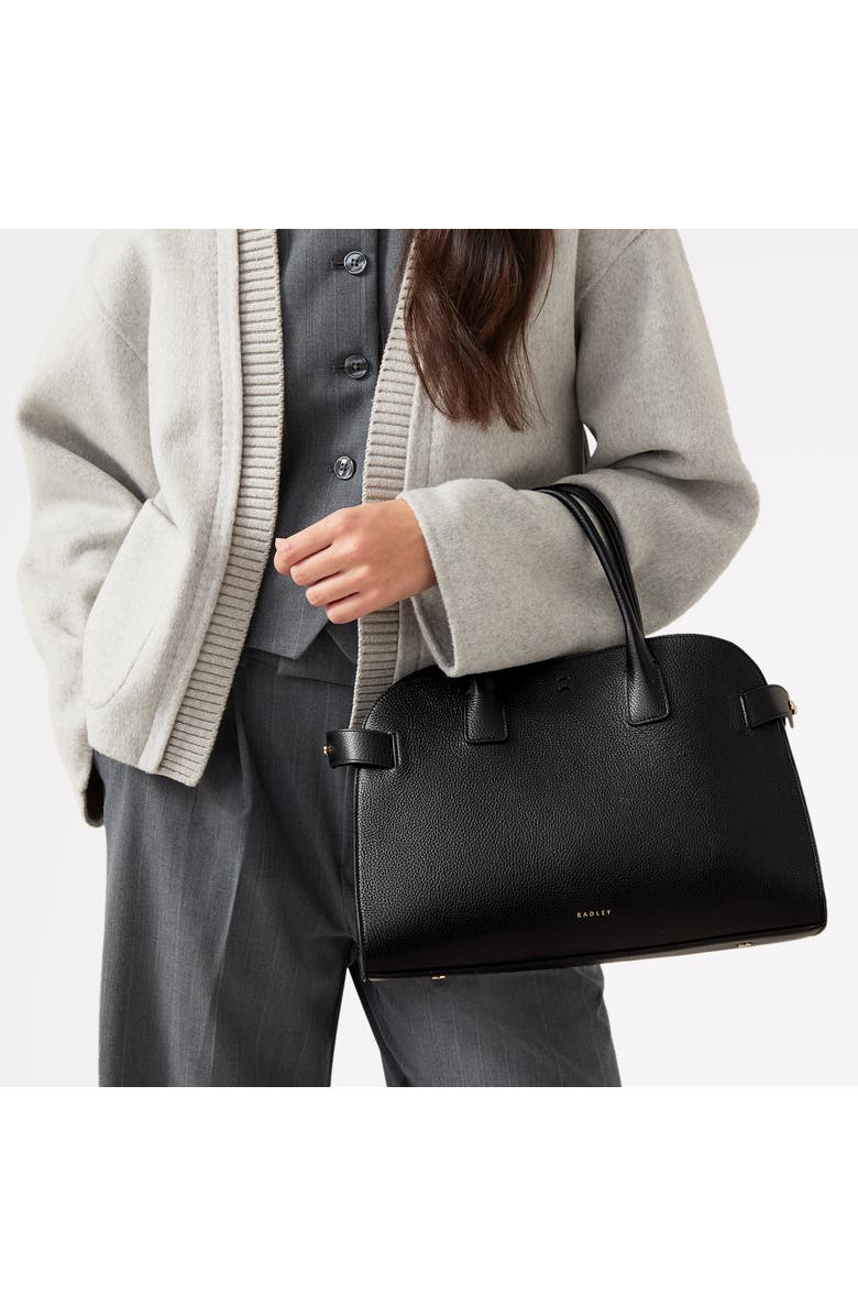 Radley The Rathbone Medium Open Top Satchel Bag, Alternate, color, Black