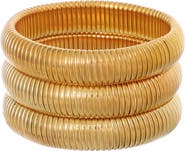 Adornia Set of 3 Coiled Stretch Bracelets