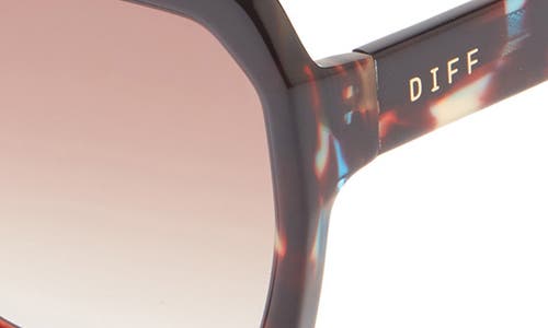 Diff Sloane 54mm Square Sunglasses In Brown