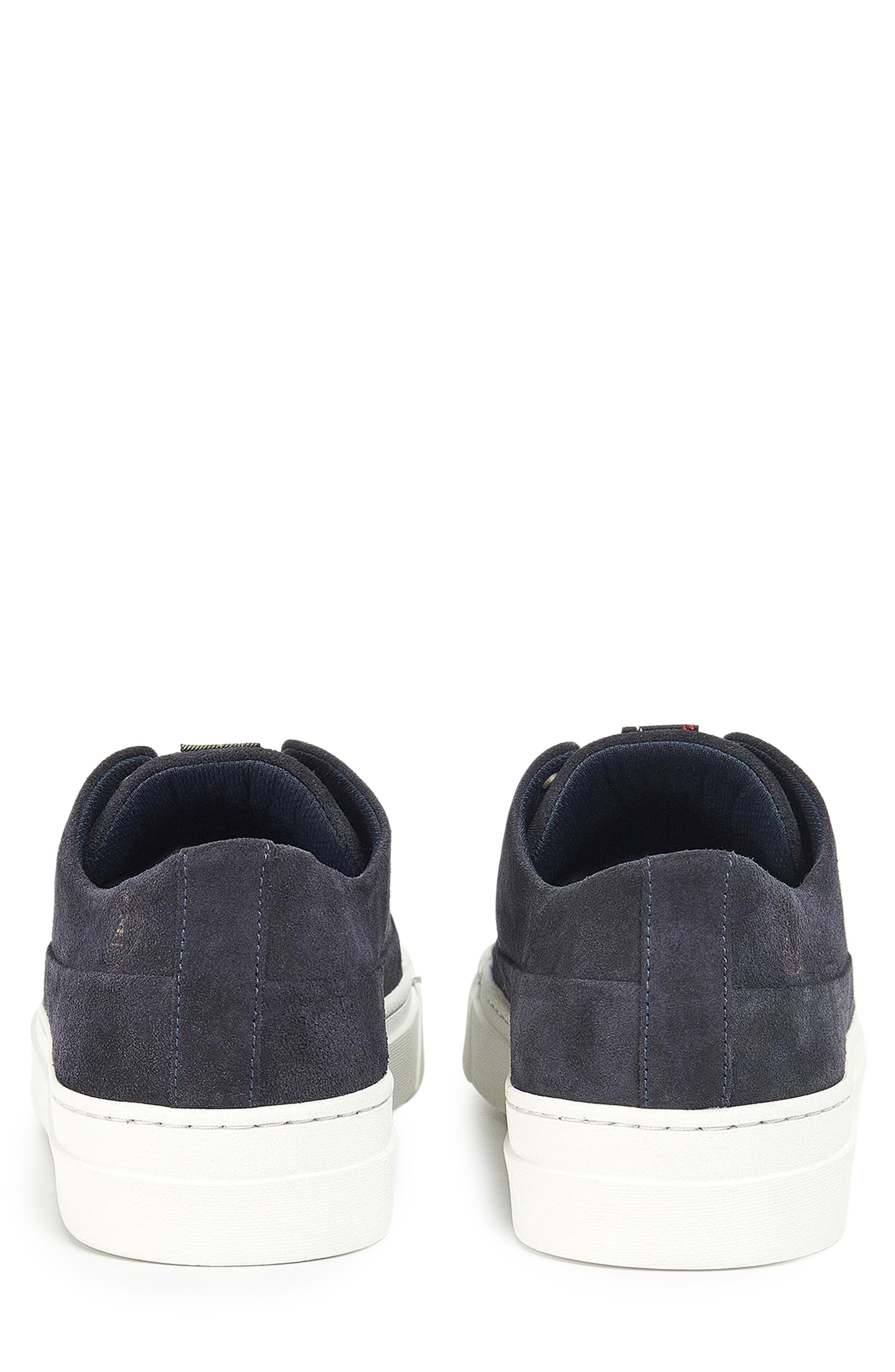 Barbour Lago Sneaker, Alternate, color, Navy Suede