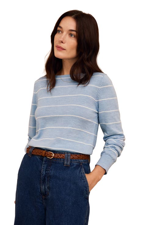 Merino Fine Knit Boat Neck Jumper
