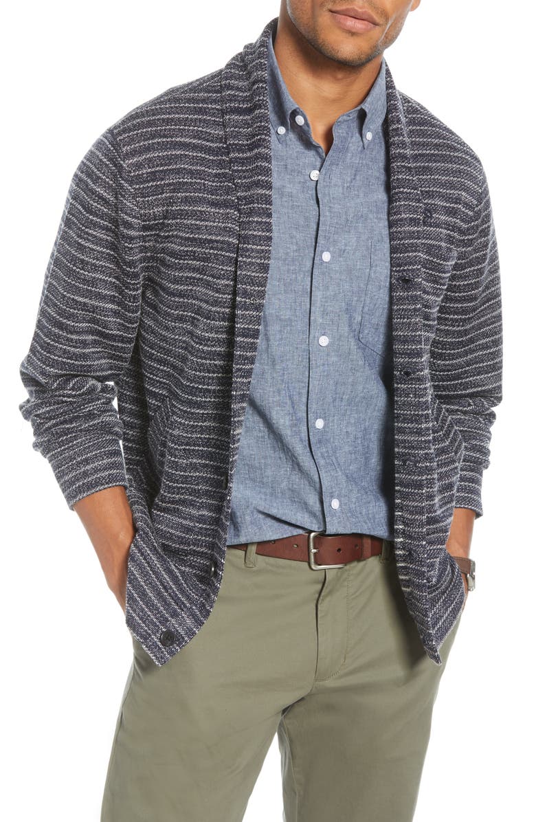 1901 Shawl Collar Fleece Cardigan, Main, color,