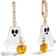 BaubleBar Hangin
 With My Boo Drop Huggie Hoop Earrings