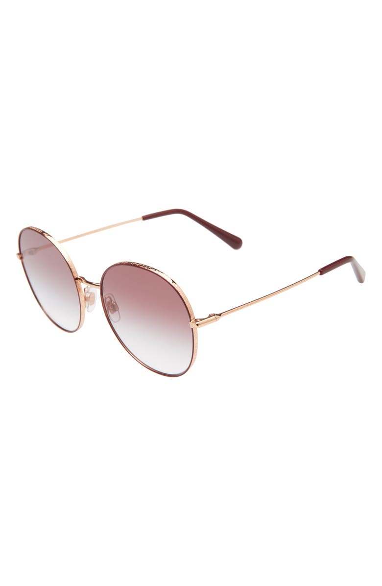 Dolce&Gabbana 56mm Round Sunglasses, Alternate, color, 