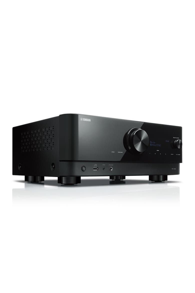 RX-V6 7.2-Channel AV Receiver with 8K HDMI and MusicCast, Alternate, color, Black