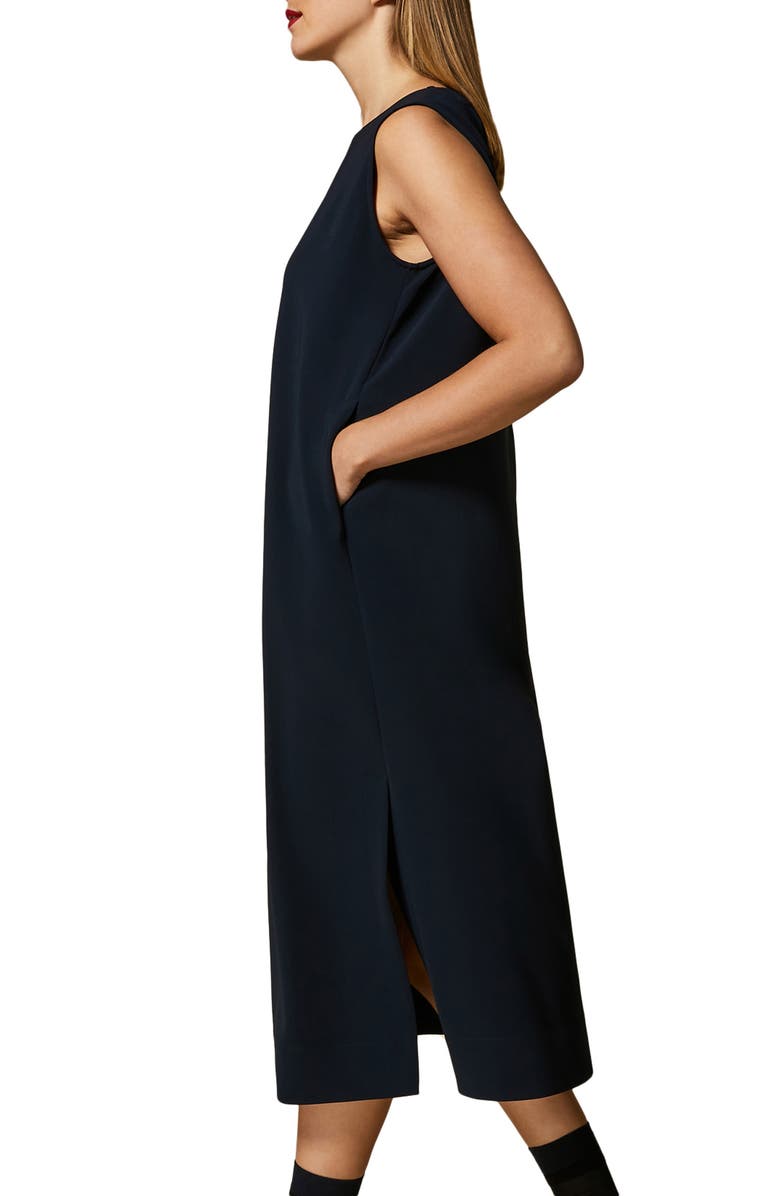 Marina Rinaldi Damina Sleeveless Midi Dress, Alternate, color, 