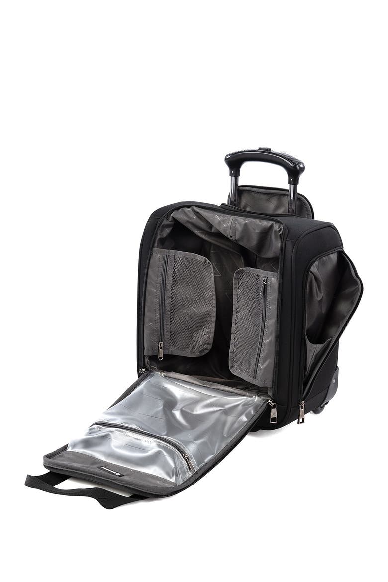 Pilot Air™ Elite Rolling Underseat Bag, Alternate, color, BLACK