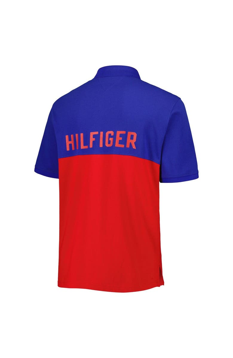 Tommy Hilfiger Men's Tommy Hilfiger Red/Royal Buffalo Bills Color Block Polo, Alternate, color, Red