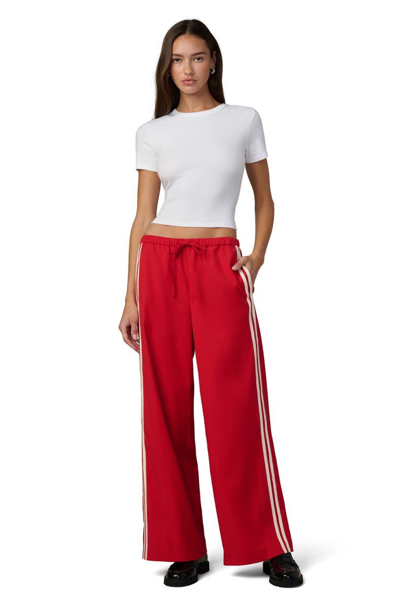 Joe's Jeans The Tina Track Pants, Alternate, color, Cherry Red
