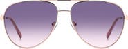 Kurt Geiger London 65mm Oversize Gradient Pilot Sunglasses