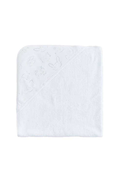 Premium Pima Cotton Grey Small Hooded Towel For Infant