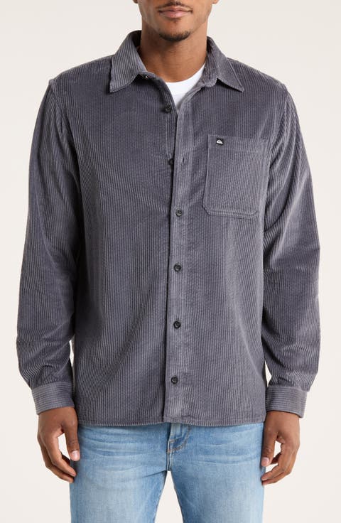 Bubble Cotton Corduroy Shirt Jacket