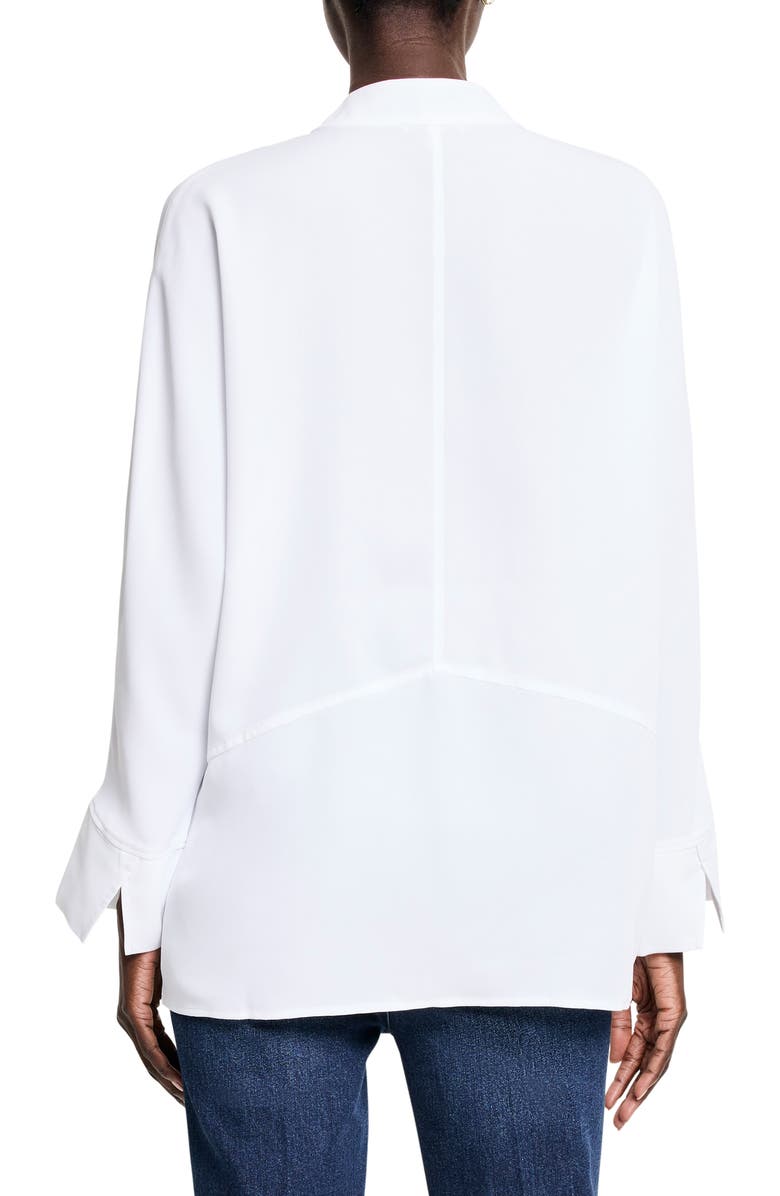 NIC+ZOE Flow Easy Fit Button-Up Shirt, Alternate, color, Paper White
