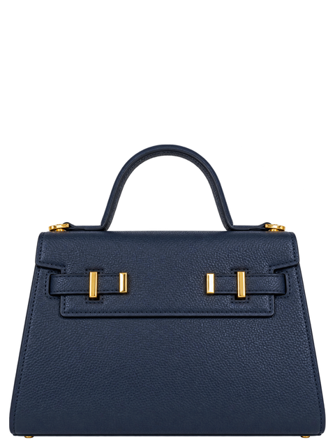 Ava Pum 11" Faux Leather Top Handle Bag