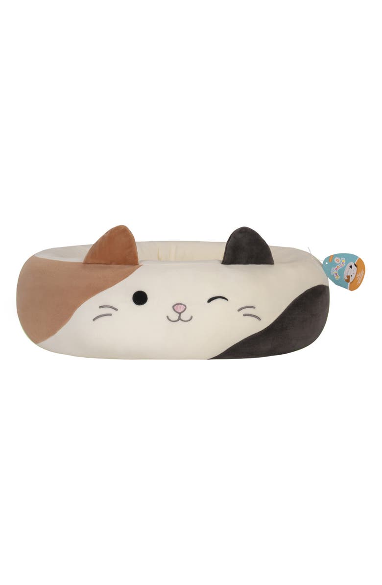 SQUISHMALLOWS Calico Cat Cam Pet Bed, Main, color,