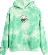 Malbon Golf Grateful Dead Fesque Tie Dye Graphic Hoodie