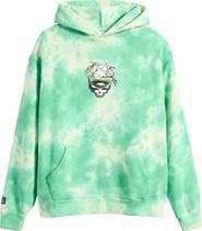 Malbon Golf Grateful Dead Fesque Tie Dye Graphic Hoodie