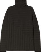 Marina Rinaldi Onde Virgin Wool Turtleneck Sweater