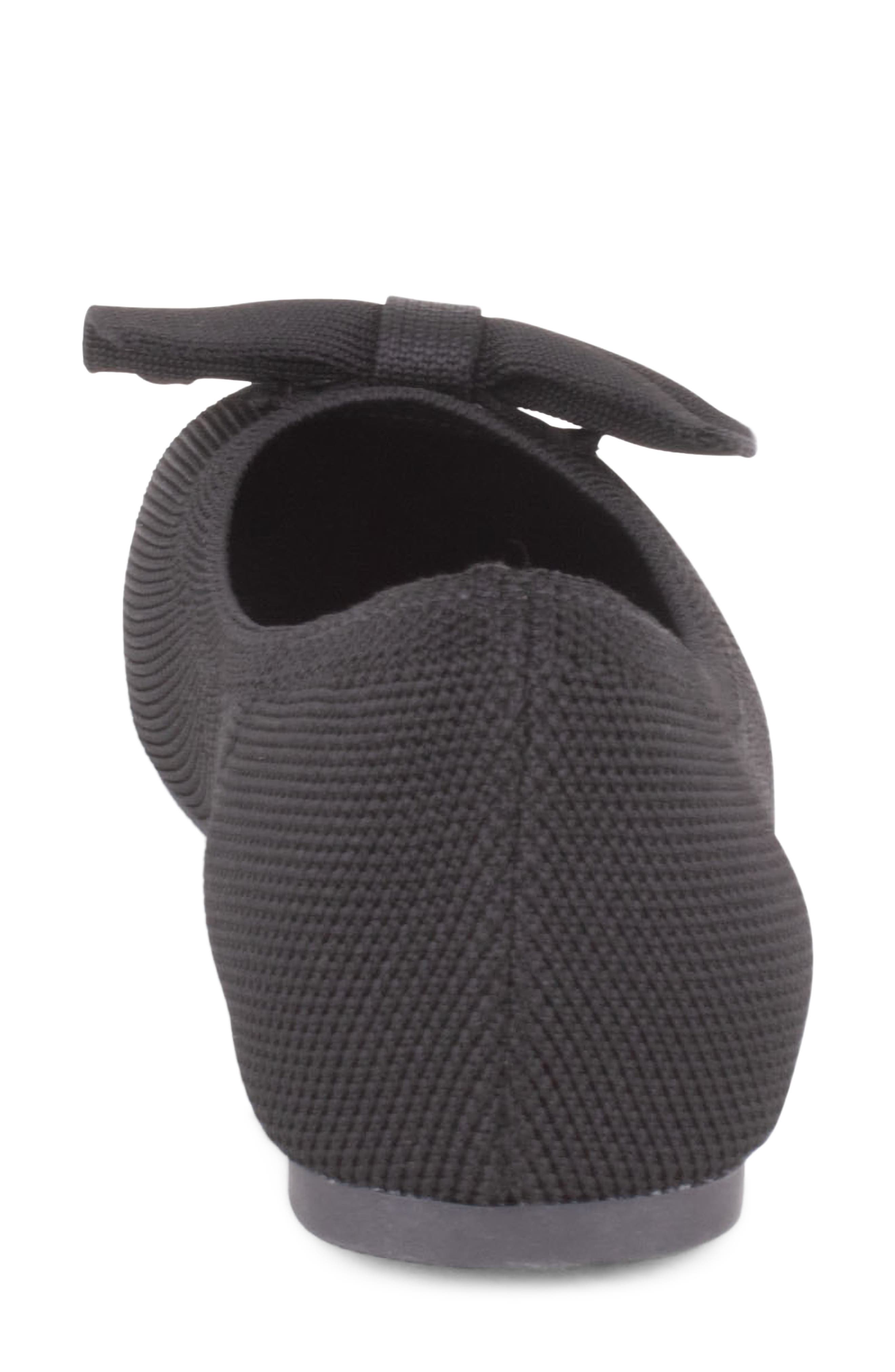 Tahari Casablanca Bow Flat, Alternate, color, Black