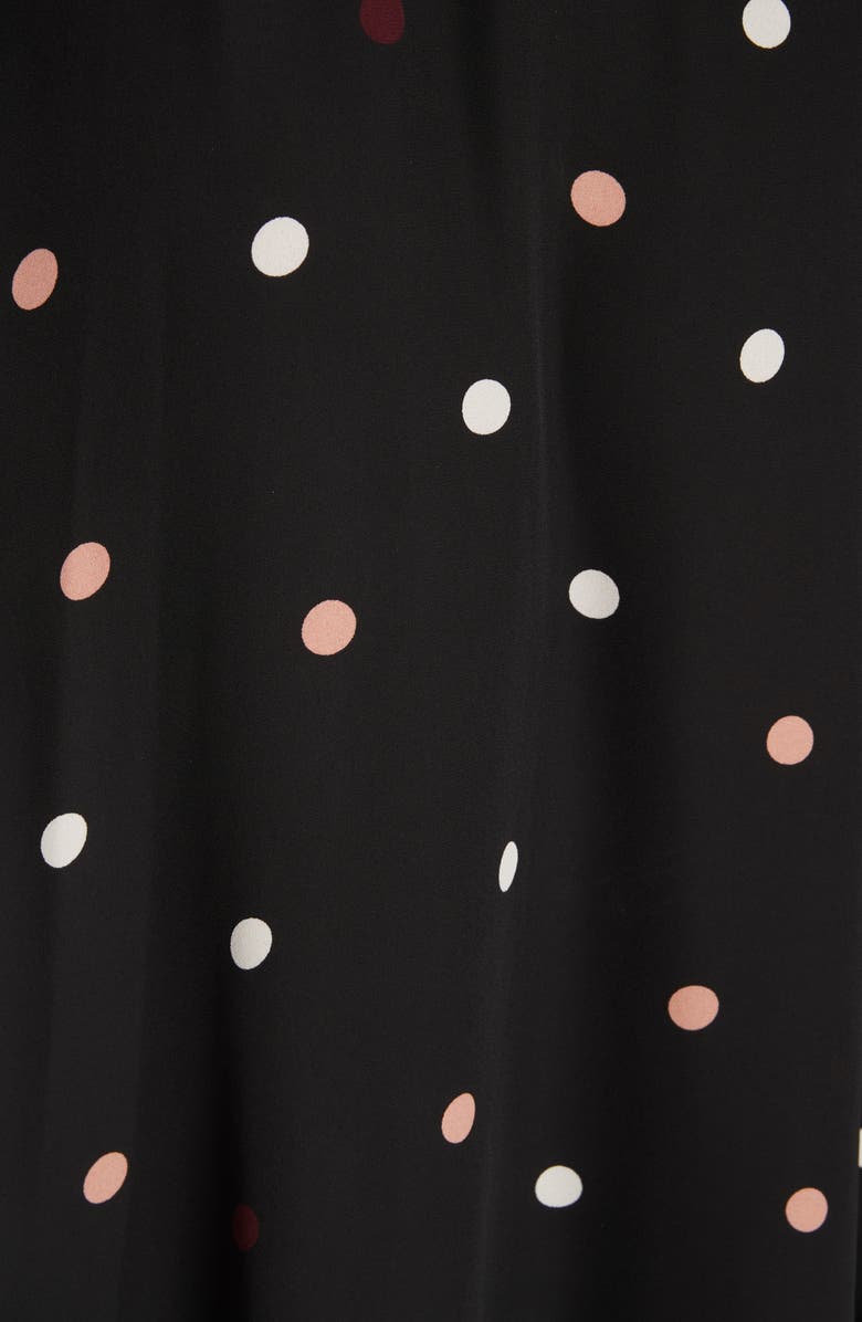 Kate Spade New York bakery dot midi wrap dress, Alternate, color, 