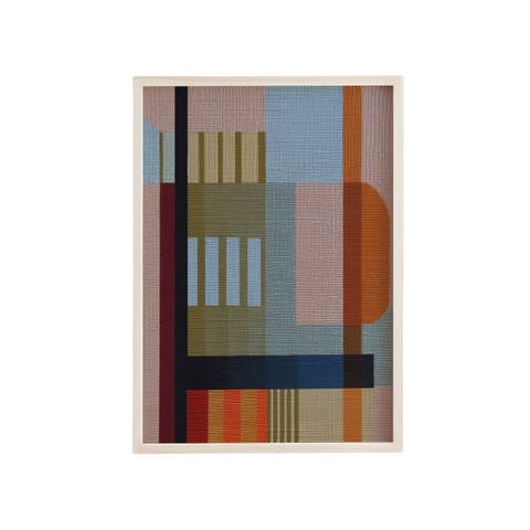 Woven Perspectives No. 01 Geometric Abstract Art Print