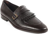 VELLAPAIS Tortoise Kiltie Fringe Loafer