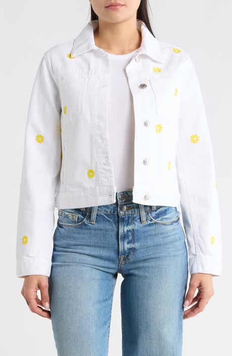 Desigual Embroidered Denim Trucker Jacket
