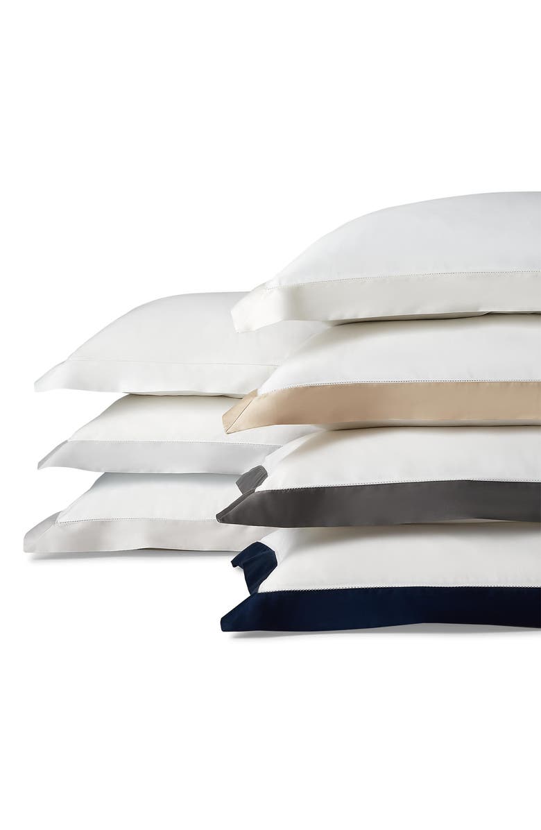 Ralph Lauren Contrast Border Organic Cotton Sham, Alternate, color,