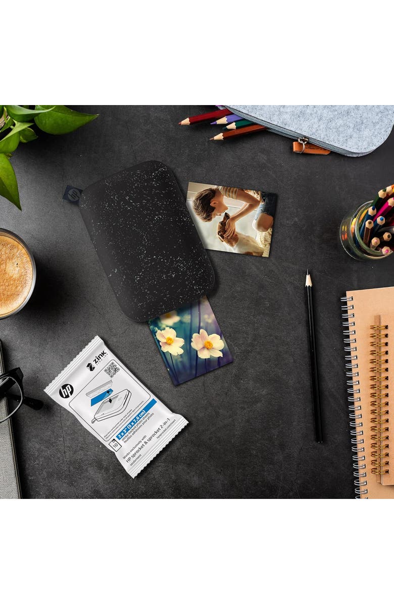 HP Sprocket Zink Photo Paper 2x3, Alternate, color, White