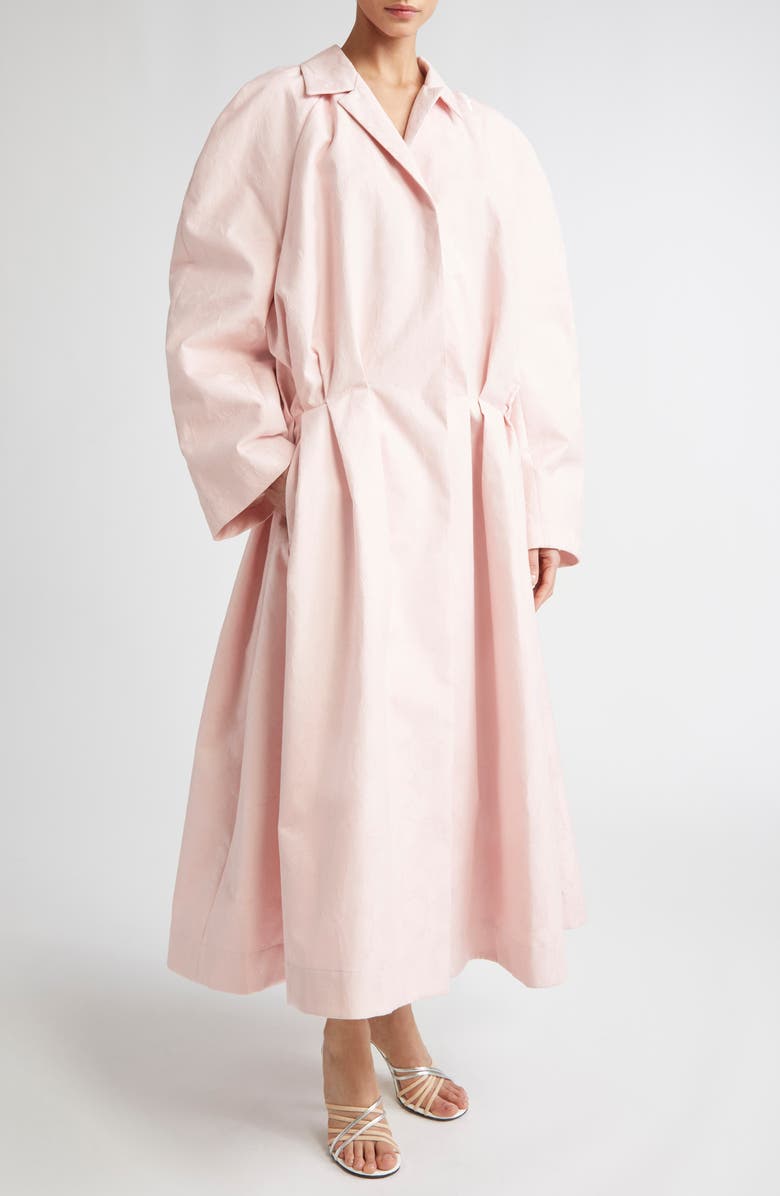 Marni Oversize Cotton Jacquard Coat, Main, color, 