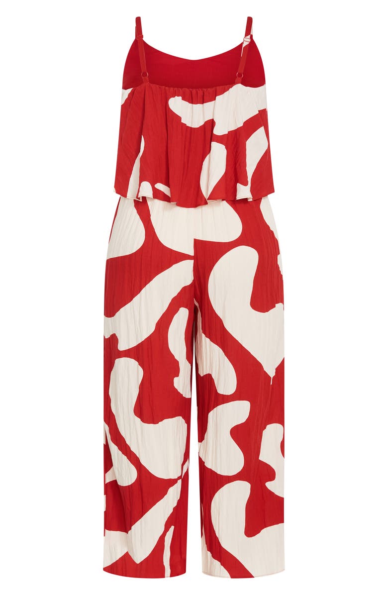 City Chic Ellie Oasis Jumpsuit, Alternate, color, 