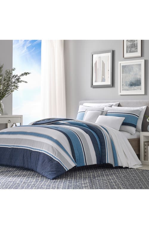 NAUTICA NAUTICA WESTPORT REVERSIBLE COMFORTER & SHAM SET