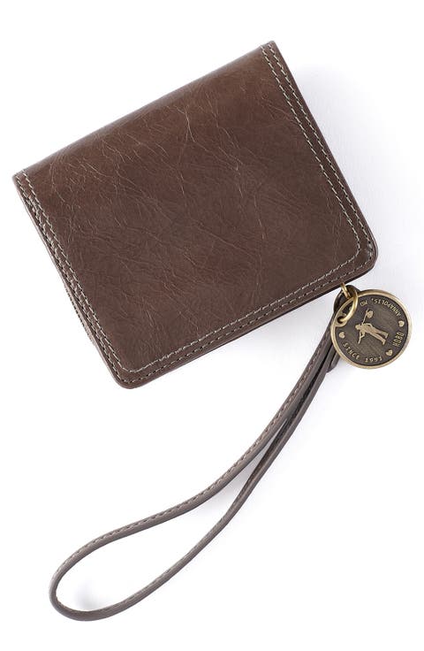 Coin Leather Wristlet Wallet