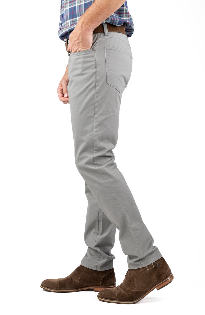 Tailor Vintage Straight Leg Stretch Cotton Twill Pants, Alternate, color, Skyrocket