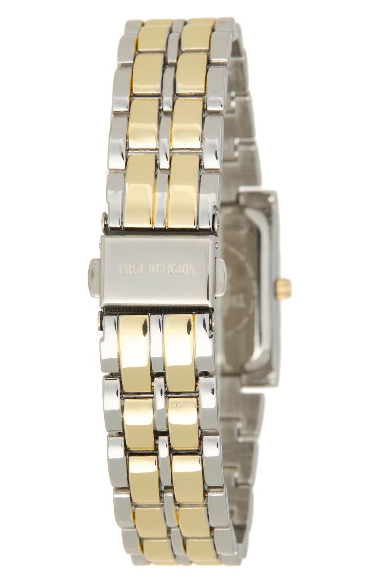 True Religion Two-Tone Quartz Bracelet Watch, 14.5mm, Alternate, color, Two Tone