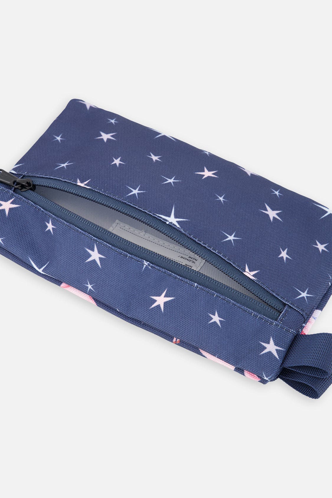 Unicorn Compact Functional Charming Pencil Case, Alternate, color, Navy Unicorn Print